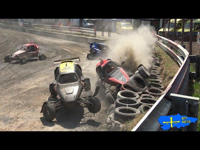 CEAX Autocross Arteixo 2024 | CRASHES & BIG BATTLES | BGFVIDEO.es