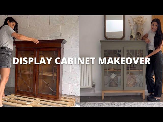 EASY DIY Display Cabinet Makeover!