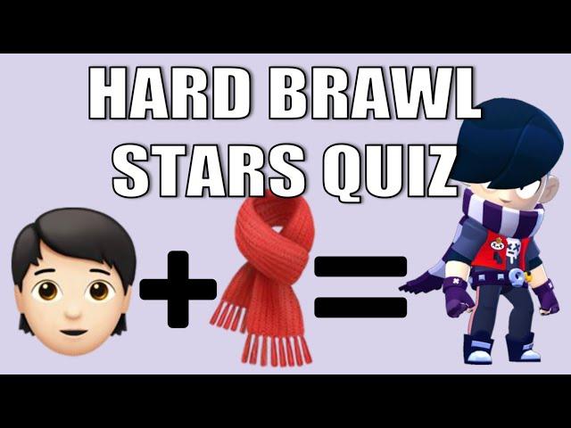 Guess The Brawler Quiz | Hard Brawl Stars Quiz