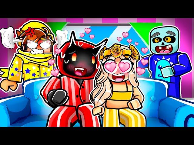 We FINALLY Had A Sleepover With MANGO'S SISTER In Roblox...