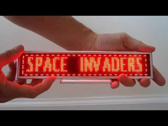 LED Sign Programmable Message Board Scrolling Matrix Display game room light Decoration