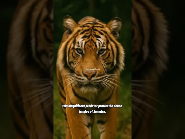 Sumatran Tiger — The Endangered King
