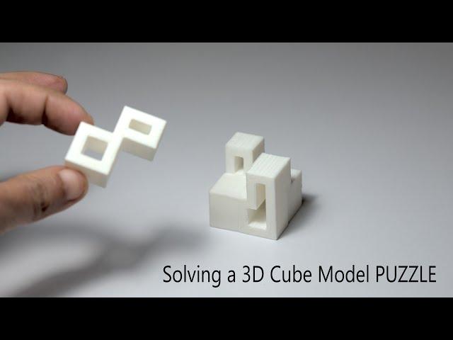 Solving a four piece cube puzzle