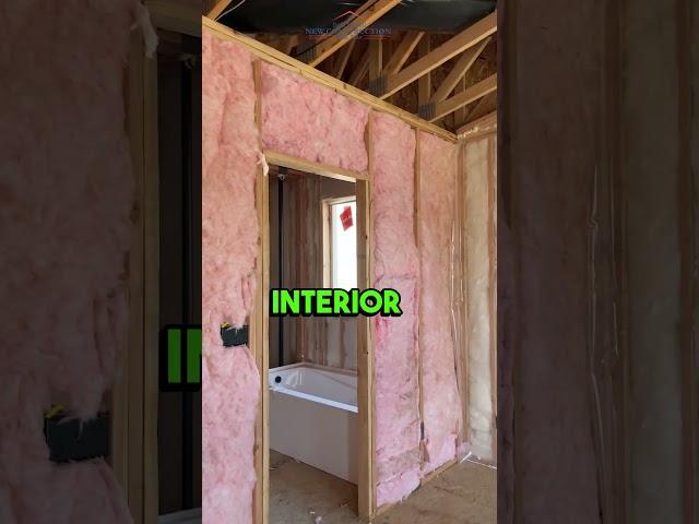 Insulation Differences in New Construction Home