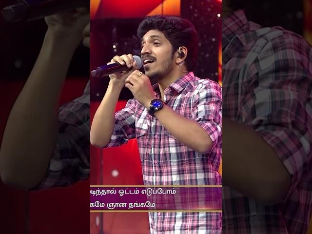 Unna Nenachen Pattu Padichen#Vignesh  | Super singer 10