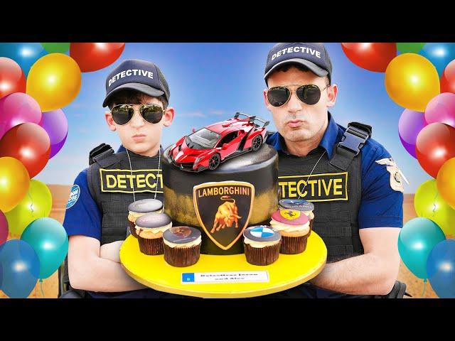 Birthday of Detective Jason with Lamborghini Cake