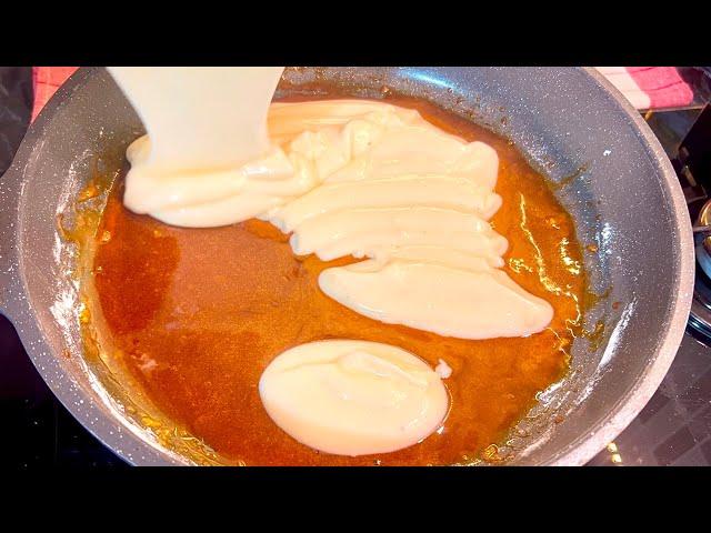 Very easy to make caramel dessert recipe prepared in a short time