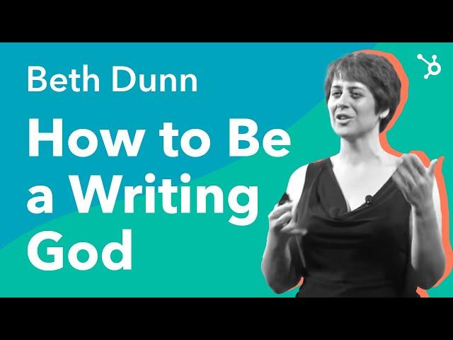 How to Be a Writing God, Beth Dunn Keynote