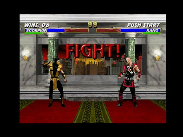 Mortal Kombat Trilogy (PSX) - Longplay as Scorpion