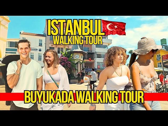  Istanbul’s Princes' Island Walking Tour 2024 | Scenic 4K Ultra HD Tour of Büyükada