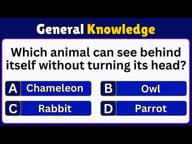 General Knowledge Quiz | Trivia Quiz | Mixed Trivia | GK | English | Facts Quiz | Quiz | Pub Quiz