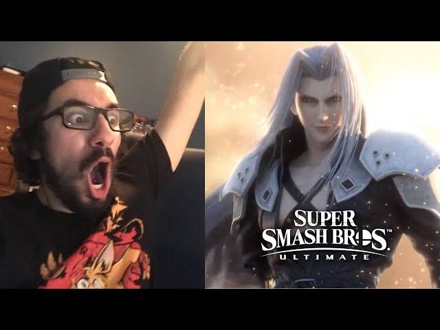 SEPHIROTH SMASH REVEAL REACTION! (Super Smash Bros. Ultimate)