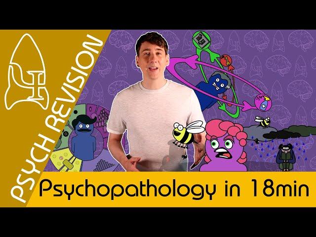 Psychopathology - AQA Psychology under 20 MINS! *NEW* Quick Revision for Paper 1