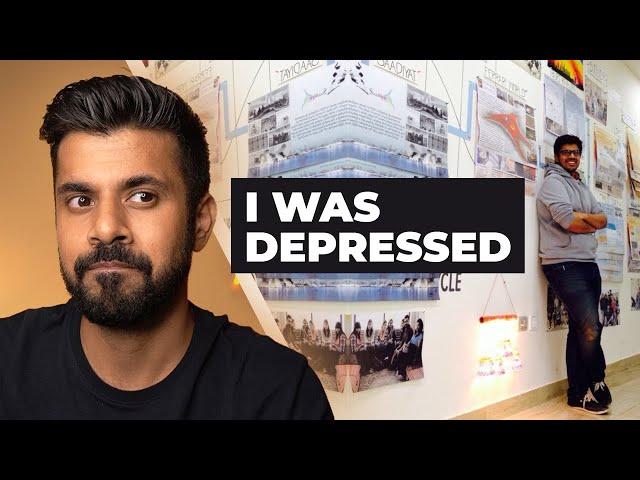 I was depressed while studying architecture