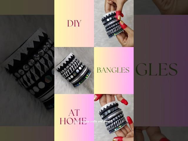 DIY | handmade bangles | jewellery making at home #diy #trending #craft #shorts #tutorial #navratri