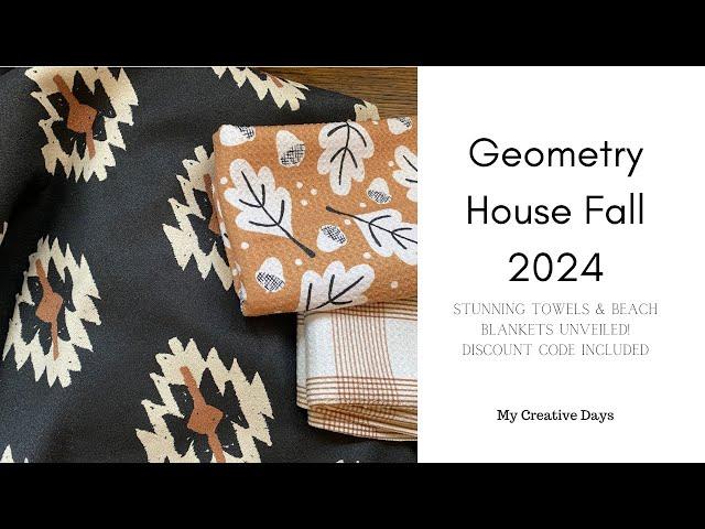 Geometry House Fall 2024: Stunning Towels & Beach Blankets Unveiled!