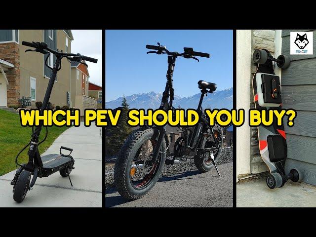 E-Scooter vs E-Bike vs E-Skate: Which Should You Buy?