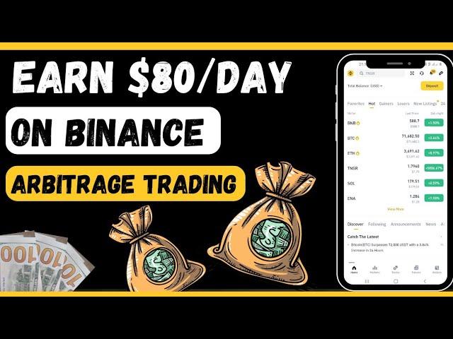 Learn How To Make $80 Every Day On Binance, Easiest Crypto Arbitrage Strategy, Earn Over $5000