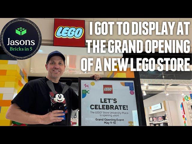 I Got to Display at A Lego Store Grand Opening with ULUG