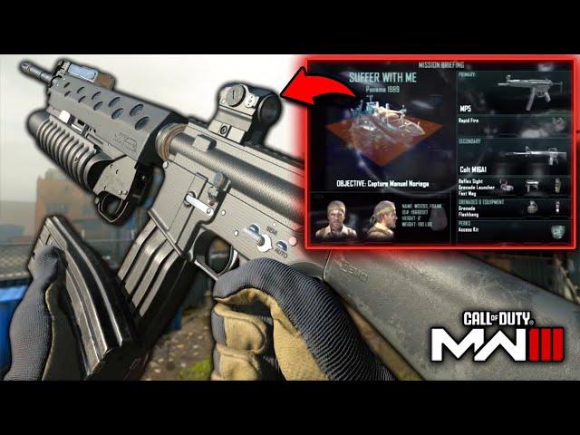 Frank Woods M16A1 & MP5 from Black Ops 2 "Suffer with Me" Mission - Modern Warfare 3 Gameplay