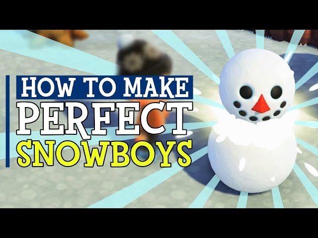 How to Make a PERFECT SNOWBOY in Animal Crossing New Horizons | Step-by-Step Guide