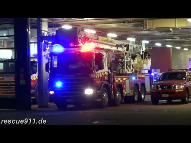 Fire response City of Sydney Fire & Rescue NSW