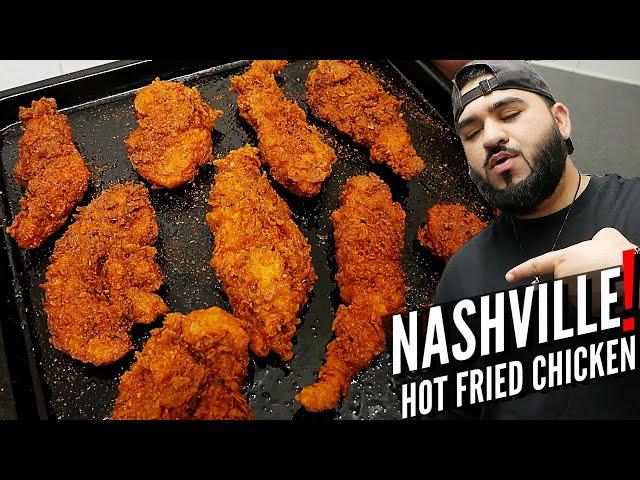 NASHVILLE HOT FRIED CHICKEN | WITH SAUCE