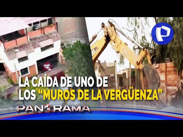 Caída de uno de los “muros de la vergüenza” en Surco: vecinos se encuentran luego de 40 años