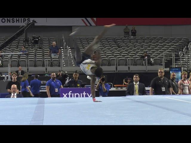 Frederick Richard - Floor Exercise - 2024 Xfinity U.S. Championships - Senior Men Day 1