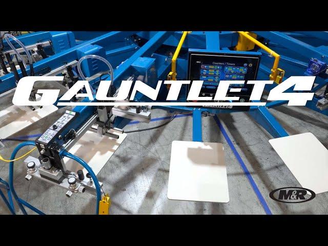 The All-New Gauntlet 4 - Automatic Screen Printing Press