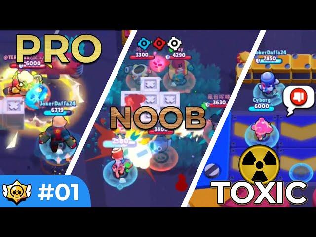 Brawl Stars Adventure - The Pro, Noob & TOXIC