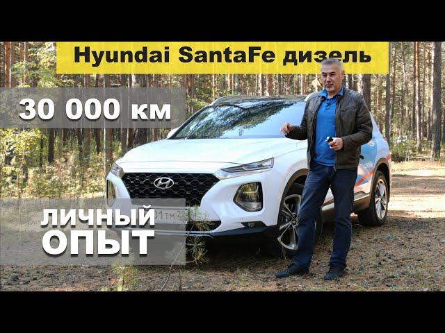 Hyundai SantaFe дизель ЛИЧНЫЙ ОПЫТ первые 30 000 км - обзор Александра Михельсона