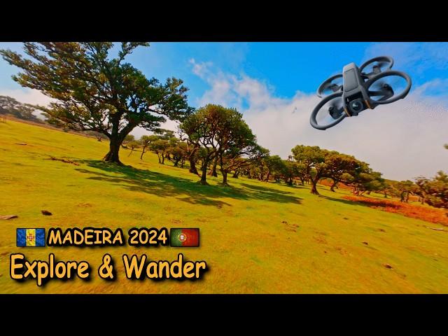 Flying Over Madeira - Avata 2 Drone: Epic Aerial Footage of Mountains, Ocean, and Forests #Tramtarie