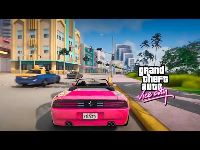 GTA Vice City New HD And High Graphics Mod (2024)  For Low End PC (1GB Ram)