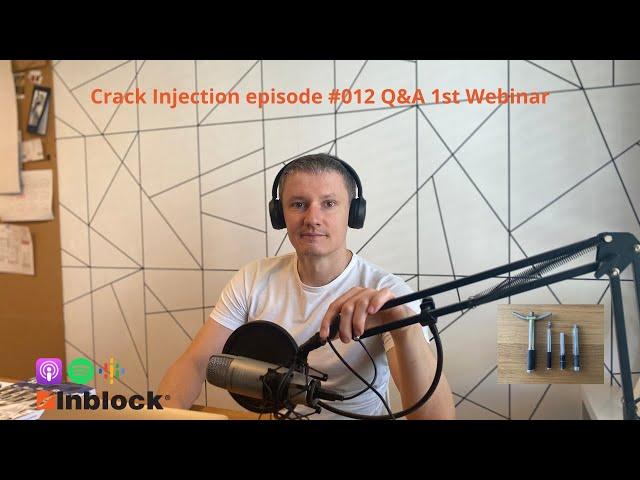 Webinar replay Q&A Crack Injection 1st Webinar Concrete Injection Made Easy