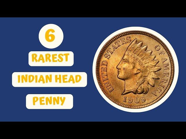 Top 6 Rarest Indian Head Penny Coins - Coin Value Checker