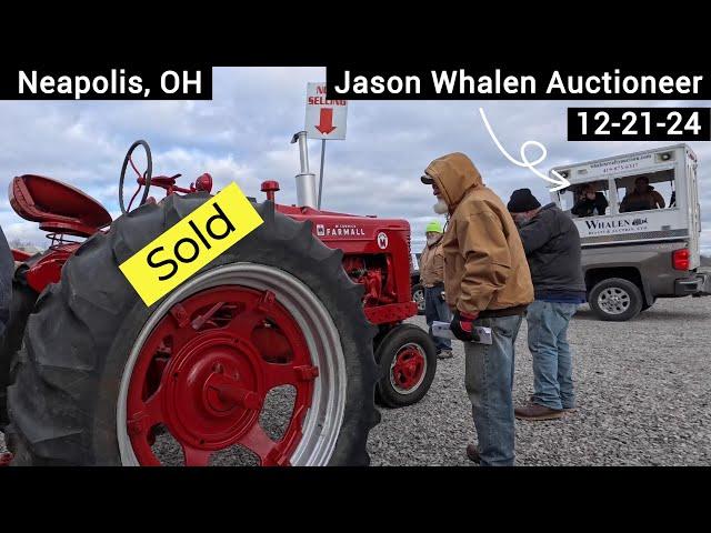 Results - Farmall Super M | H | 140 - Ferguson TO20 - Oliver 550 - Ford 8N - Auction 12-21-24