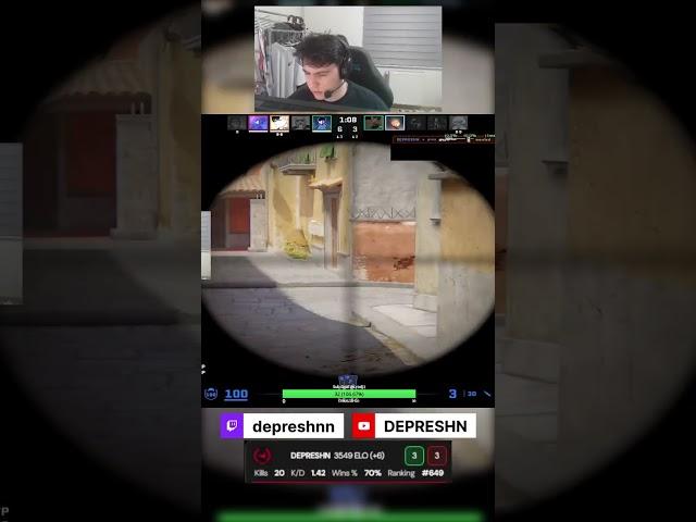 Awp 4k on Inferno - Faceit 3500 elo - #cs2 #faceit #4k #awp #fyp