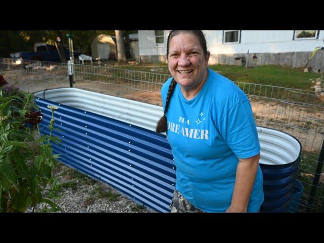 My New Garden Bed! Vlogtober 2024 Day 14 #vegega