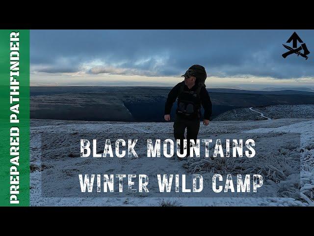 Black Mountains Winter Wild Camp - Staying cosy at -5 C in the snow!