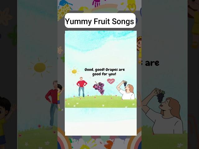 Grapes Galore! Sing Along to Grape-tastic Songs and Rhymes. #shorts #kidssongs