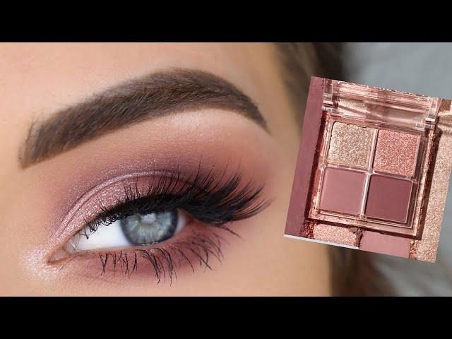 ColourPop SORBET Eyeshadow Quad | Pink & Cool Toned Eye Makeup Tutorial