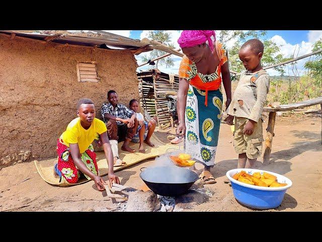 African village life #cooking  village food for Breakfast