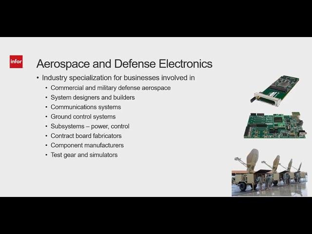 ERP for Aerospace and Defense Electronics - Microvertical Specialty - Godlan