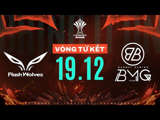 FLASH WOLVES vs BANMEI GAMING: ĐỨT CHUỖI BẤT BẠI | VÒNG TỨ KẾT - AIC 2024 | NGÀY 19/12