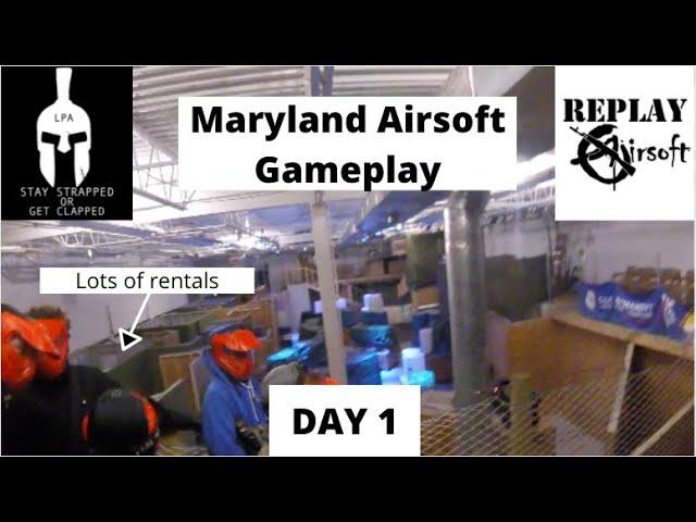 Replay airsoft gameplay (Glen Burnie, Maryland)