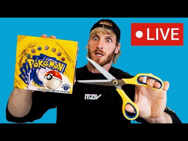 Opening The $1,000,000 1st Edition Pokemon Box (Official Live Stream)