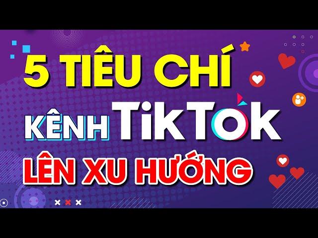 5 tiêu Chí kênh Tiktok lên xu hướng | Hưng Huỳnh