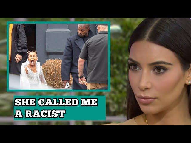 Kim goes MAD and kicks North west out of the house after North West Insulted her