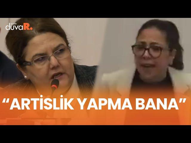 Aile Bakanı'ndan Sera Kadıgil'e: Artislik yapma bana, otur!